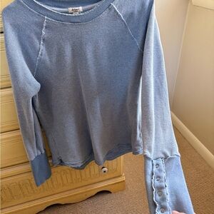 Dylan Blue Knit Sweater